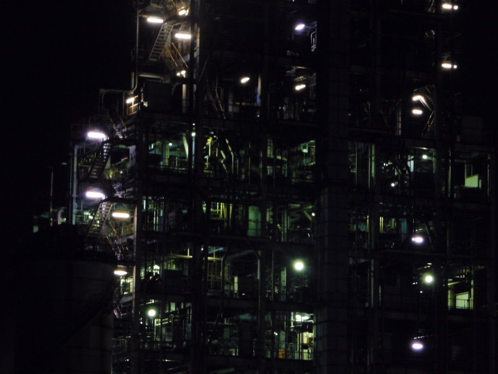 工場夜景　ジャングルクルーズ　Nikon COOLPIX B500 ナイトクルーズ　クルージング