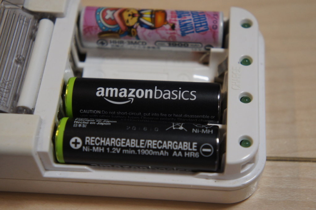 Amazon　アマゾン　basics ベーシック 充電池　充電式　乾電池